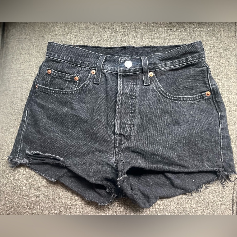 Levi's 501 High Rise Denim Shorts
